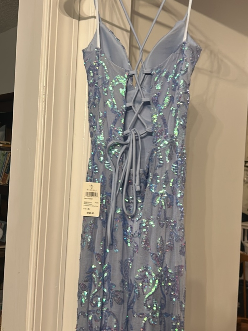 Windsor sequin floor length dress